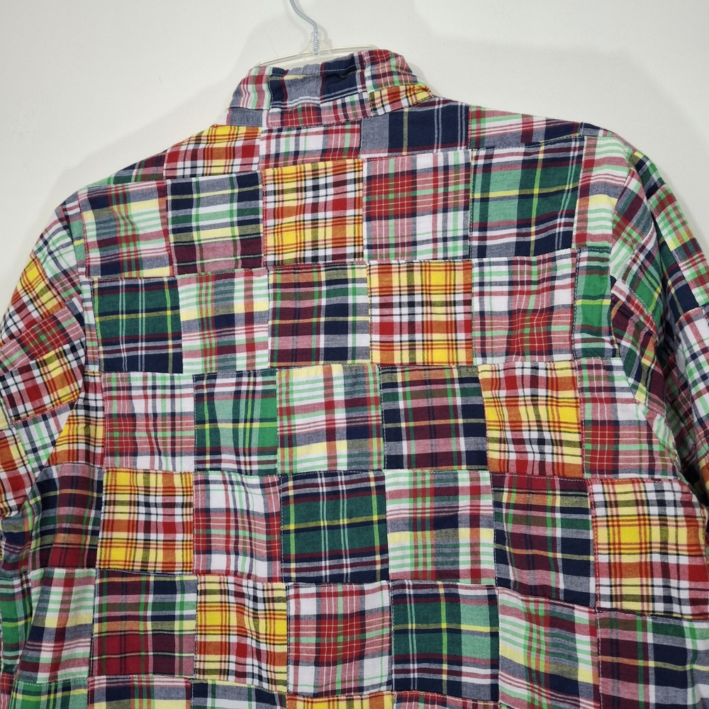 Orvis Plaid Patchwork Madras Button-Up Shacket, S… - image 5
